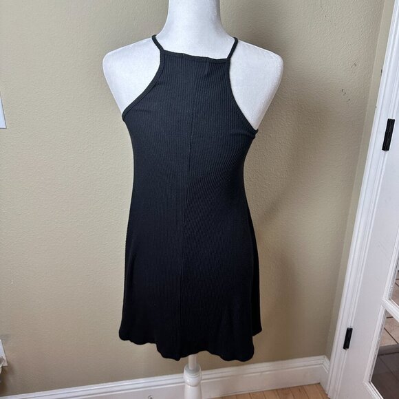 ANTHROPOLOGIE Saturday Sunday Ribbed A Line Halter Mini Short Dress size XS - Picture 6 of 9